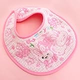 うさももちゃん 国産 ベビー ガーゼ ホック付 スタイ