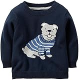 カーターズ Carter's セーター 長袖 わんちゃん 綿100% Dog Sweater 3M (55-61cm)