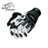 Black Stallion ブラックスタリオン ツールハンズ スナッグ フィッティンング 補強パッチ付き ゴートグレイン （ヤギ表革） メカニック グローブ (L)