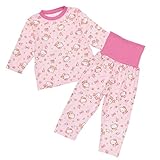 西松屋 スムース腹巻付き長袖パジャマ（ハローキティ） 【80cm・90cm・95cm・100cm】 95