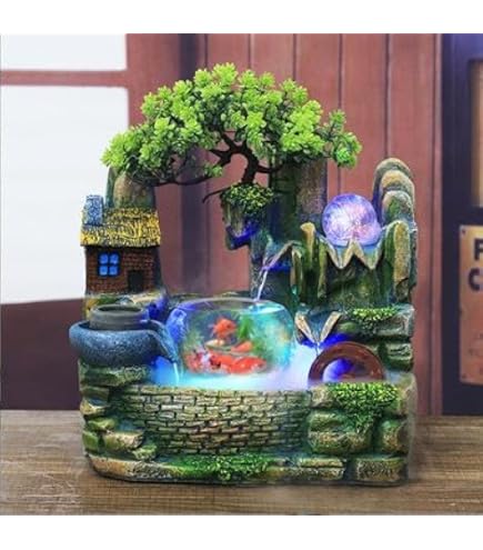 インテリア卓上噴水 シンプルな樹脂卓上噴水噴水装飾屋内噴水ホー置物風水 室内噴水 インテリア卓上噴水 シンプルな樹脂卓上噴水噴水装飾屋内噴水