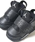 【10cm-15cm】NIKE AIR JORDAN SON OF BT ナイキ エア ジョーダン フライト　オリジン ブラック　ベルクロ ベビー キッズ 子供靴 スニーカー 4C(10),-