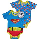Baby Boy 'sスーパーマンロンパーススリープSuit ( Set of 2 ) カラー: ブルー
