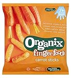 Organix Finger Foods Carrot Sticks 7+ Months Stage 2 20g (Pack of 2) - Organixフィンガーフードのニンジンスティック7+ヶ月