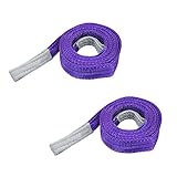 SEIKOH スリングベルト 2本セット 3m 幅25mm 使用荷重800kg ナイロンスリング 吊上げ 牽引