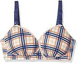 犬印本舗 モールドカップブラ(チェック柄) L ネイビー BR1266
