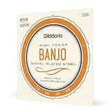 D'Addario ダダリオ テナーバンジョー弦 ニッケル Medium 4弦 .012-.036 EJ63i 【国内正規品】