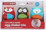 スキップホップ　エッグシェイカーズ　マラカス シェイカー　楽器　音楽　お演奏　もちゃ　トイ　　ベビーオモチャ　ベビー用品 出産祝いやギフトにも最適です (３個セット)