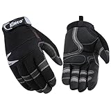 KINCO 2041-XXL Men's Unlined General Gloves, MiraX2 Synthetic Leather with XtremeGRIP, XX-Large, Bla