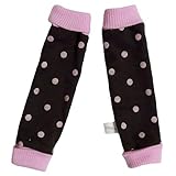 【未熟児】【低出生体重児】【早産児】【NICU】用　ベビー服：レッグウォーマー ブラウンドット