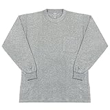 SOWA(ソーワ) 長袖Tシャツ(胸ポケット有り) モクグレー 4Lサイズ 0002