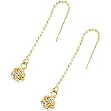 [ジュエリーショップエム] 2way アメリカンピアス ミラーボール レディース 金属アレルギー対応 ゴールド nifam01-G