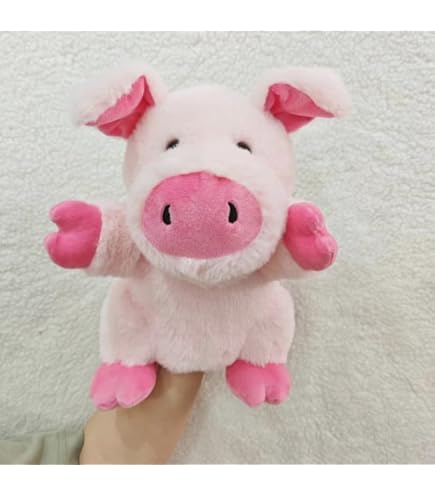 Amazon.co.jp: モンスイユ ぬいぐるみ ブタ パペット 10716 : おもちゃ