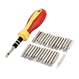 uxcell　スクリュードライバーセット　ねじ回しセット　ハードウェア　滑り止めハンドル　31イン1セット