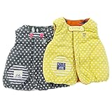 mother goose(マザーグース) ２WAYベスト (70～80cm) キムラタンの子供服 (11511-163) チャコール 70