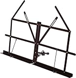 KC 卓上譜面台 軽量スチール製 MS-140/BK ブラック x 20台セット (ソフトケース付)