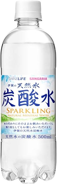 [Amazon限定ブランド] SHINE LIFE 伊賀の天然水炭酸水 500ml×24本