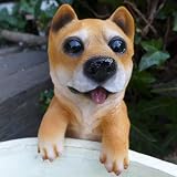 犬の置物 柴犬 ハンギングドッグ ６１４２Ｈ いぬ イヌ 動物 オーナメント ガーデン オブジェ 庭 雑貨 ガーデニング インテリア マスコット リ