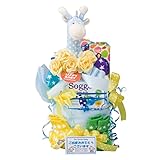 ミンクプラッシュきりん&ソッグス おむつケーキ