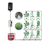 自動散水システム屋内植物 バルコニーのための自動給水システムタイマー装置 自動灌水ガーデン花植木鉢