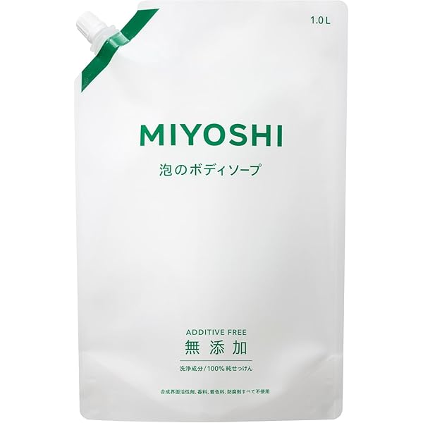 Amazon | MIYOSHI ミヨシ石鹸 無添加 泡の洗顔せっけん リフィル