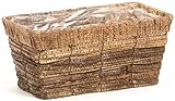 【ビニール付き】 バナナピール製 連鉢3号用 (21.5×12.5×10.5cm) 368-002
