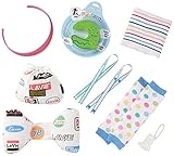 My Plate-Mate a27マイプレートメイトギフトセットブルードアストッパーワニ トイホルダーマリン柄付き