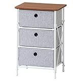 簡単組立チェスト3D [W40 x D32 x H59cm] 家具 収納家具 チェスト