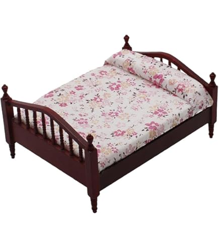 ミニチュアベット Amazon.co.jp: ミニチュアドールベッドセットDIYシーンドール