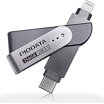 Amazon.co.jp: PIODATA iXflash 256GB MFi認証フラッシュペンドライブ  