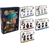 Animal Adventures (アニマルアドベンチャーズ) スターターセット 犬ミニチュア ボリューム1-3と猫のミニチュアボリューム1-2 (6アイテム)