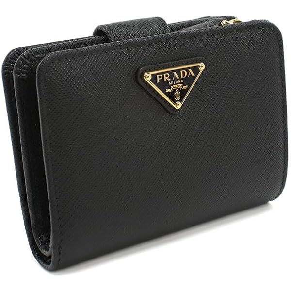 Amazon | [Prada] [プラダ] 財布 二つ折り サフィアーノトライアングル
