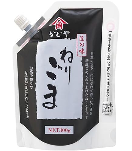 Amazon.co.jp: かどや製油 極細ねりごま(黒) 1kg : 食品・飲料・お酒