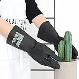 VOIRY RUBBER GLOVES-A ラバーグローブ ブラック