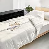 ポリウォッシュ掛け布団カバー 春 夏 シングル やわらか 布団カバー 薄手 コットンライク ウォッシュ加工 ナチュラル さらさら 秋 冬 洗える 家庭洗濯 ウォッシャブル 寝具 (ベージュ)