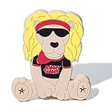 Jammy Jams ‘Lobie The Lion Teething Toy' by Gumeez - Black/Red w/ 10 Free Jammy Jams Lullaby Downloa