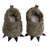 PIKA　乳児靴　ベビーシューズ　可愛い　熊の足　柔らかい滑りとめ軽量　安全生地　足を守る　出産祝い暖かい秋冬防寒靴 size 12cm (新緑色)