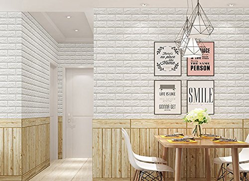 最安値 壁紙 レンガ シール クッションブリック 大判 立体 リメイクシート 壁 Diy リフォーム 77 70cm 枚の価格比較