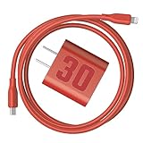 PD充電器 30W Type C 急速充電器 アイフォン1.5mケーブル付き USB-A USB-C 2ポート ACアダプター 充電器 Ga