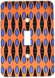 3drose LLC lsp _ 31303 _ 1 Clown Prince Circusレトロ幾何学抽象パターンTextile Single切り替えスイッチ