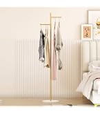 Amazon｜【MERUS】ハンガーラック 大理石 ゴールド コッパースタンド