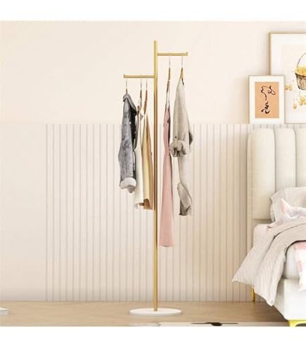 Amazon｜【MERUS】ハンガーラック 大理石 ゴールド コッパースタンド