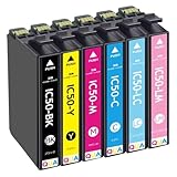 IC6CL50 互換インクカートリッジIC50L 50風船ふうせんインク 6色セット 対応機種:EP-301/302/4004/702A/703A/704A/705A/774A/801A/802A/803AW/804AR/901F/902A/903F/904A/PM-A820/A840S/A920/A940/D870/G4500/G850/G860/T960