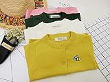 春の服装を綿ニットカーディガン韓版童新型男女子供セーターコート赤ちゃん中小子供服の上着 [並行輸入品]