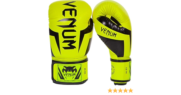 Amazon Venum Elite ボクシンググローブ ネオイエロー 8オンス Venum グローブ Amazon Venum Elite ボクシンググローブ ネオイエロー 8オンス Venum グローブ