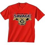 (Georgia Bulldogs, Small, Red) - NCAA Uga Savage Short sleeve T - Shirt