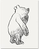 Oh Dear – Winnie the Pooh 11 x 14額なし保育園アートプリント