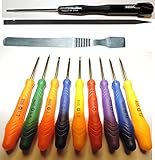12 Piece E Small Electronics Fix-it Kit Screwdrivers & Spudgers: Phillips PH000, Pentalobe 0.8 1.2, 
