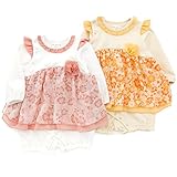 Lily ivory(リリー アイボリー) グレコロンパス (70～80cm) キムラタンの子供服 (71534-171a) オレンジ 80