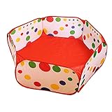 水玉 ベビーサークル ボールプール 折りたたみ式コンパクトサイズ(袋無し1.2m)